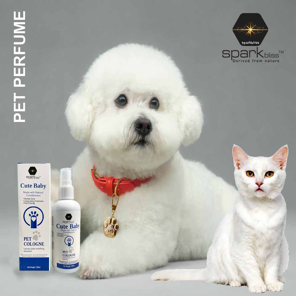 Alore Via - Pet Cologne & Deodorizer Spray 100ml | Vanilla Floral for Dogs & Cats | পেট কলোন