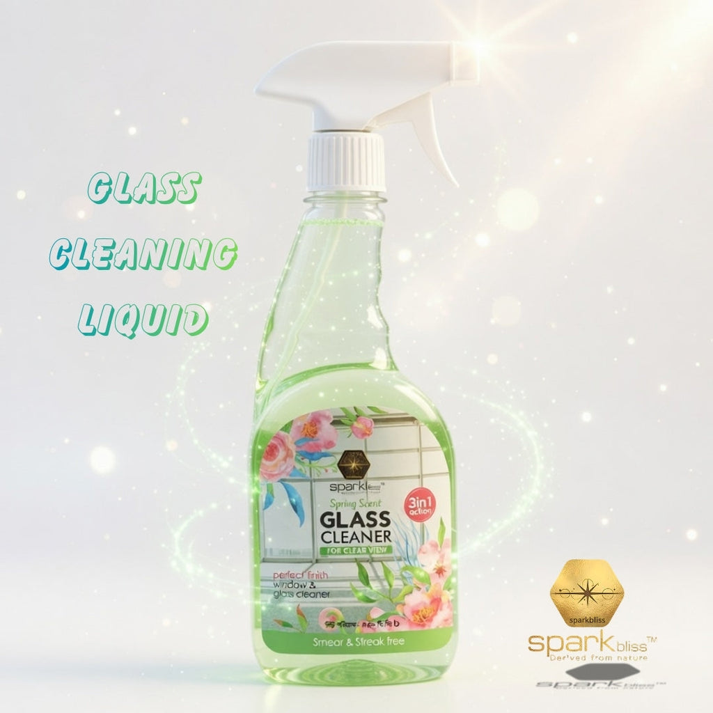 Alore Via - Glass Cleaner Spray | Ultra Shine for TV, Mirror & Car Windshield | গ্লাস ক্লিনার