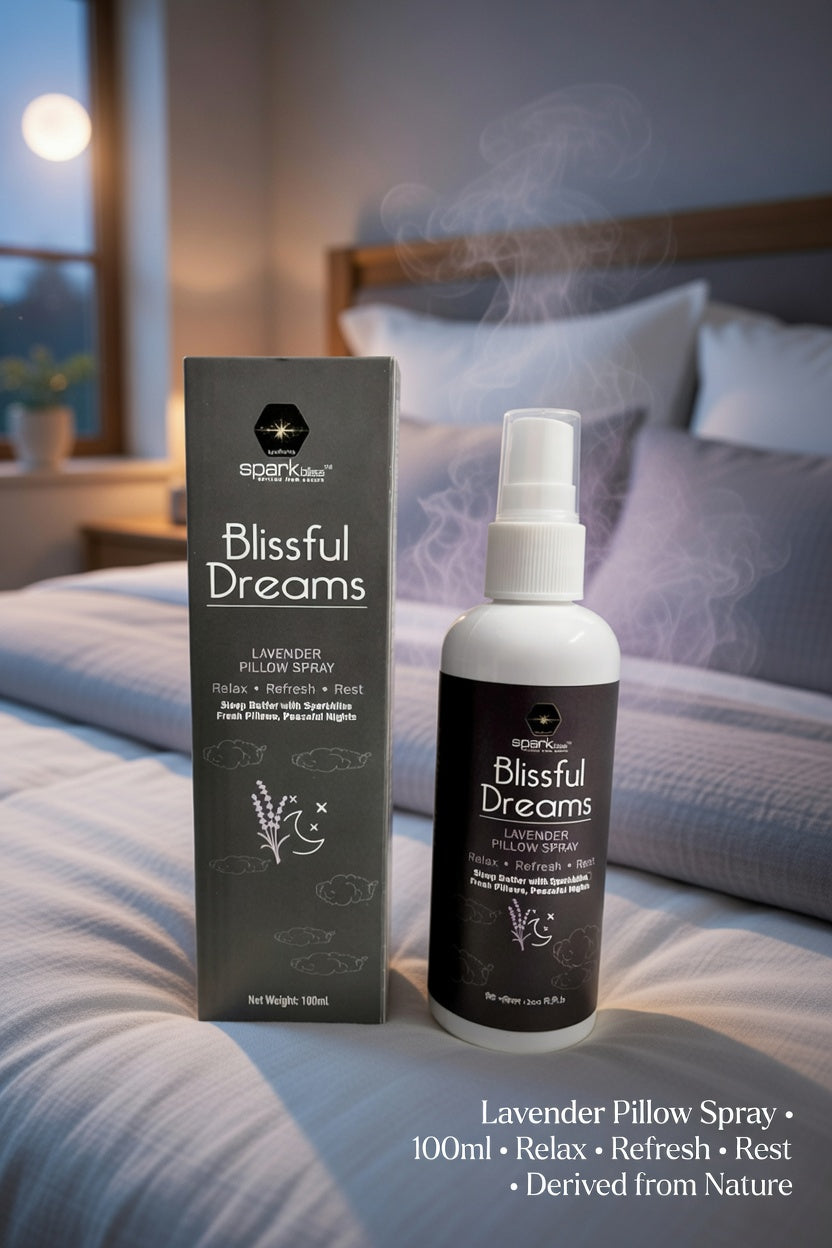 Alore Via - Lavender Pillow Spray 100ml | Aromatherapy Sleep Aid for Better Rest | পিলো স্প্রে