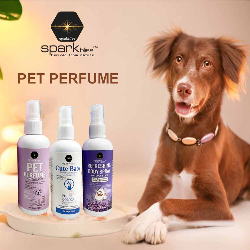 Alore Via - Pet Cologne & Deodorizer Spray 100ml | Vanilla Floral for Dogs & Cats | পেট কলোন