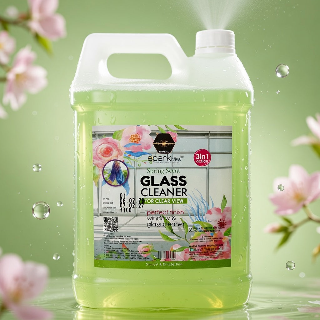 Alore Via - Glass Cleaner Spray | Ultra Shine for TV, Mirror & Car Windshield | গ্লাস ক্লিনার